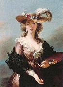 Self portrait in a Straw Hat, Elisabeth Louise Viegg-Le Brun